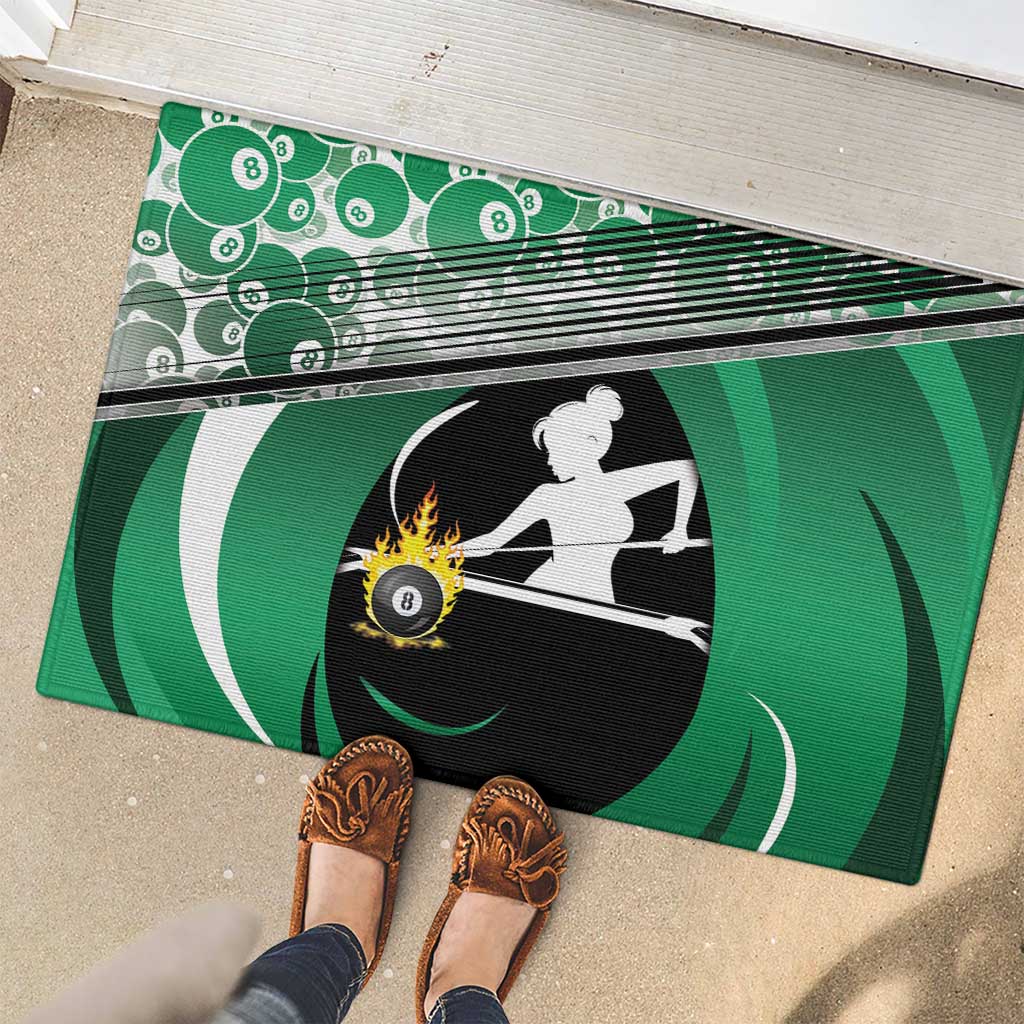 Billiards Rubber Doormat Master Of The Cue