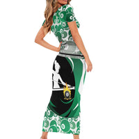 Personalized Billiards Short Sleeve Bodycon Dress Master Of The Cue