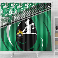 Billiards Shower Curtain Master Of The Cue