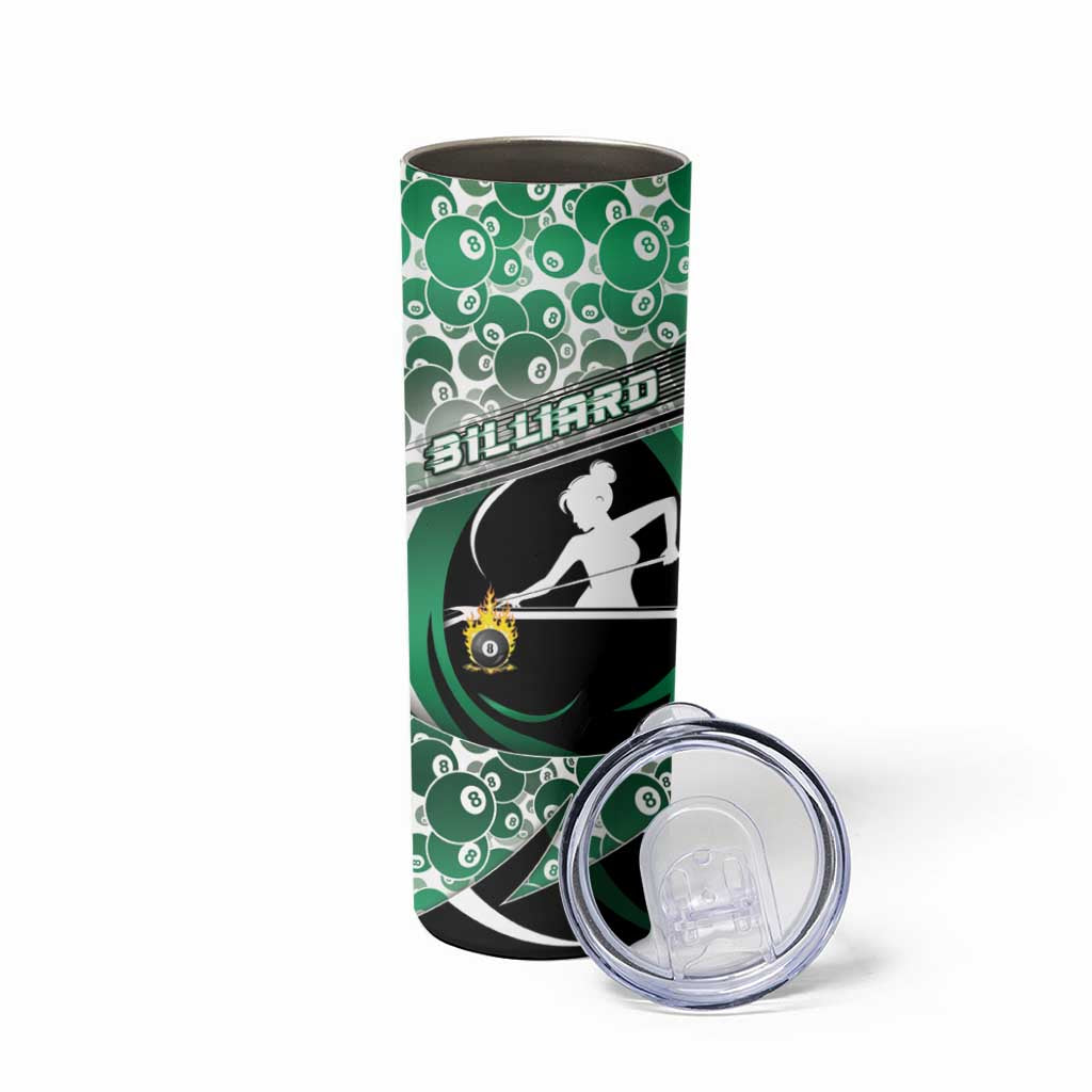 Personalized Billiards Skinny Tumbler Master Of The Cue