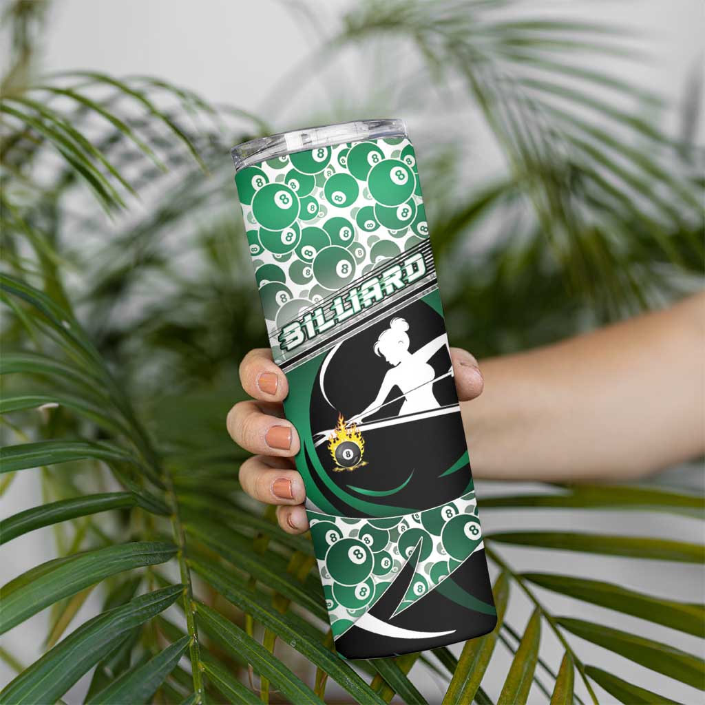 Personalized Billiards Skinny Tumbler Master Of The Cue