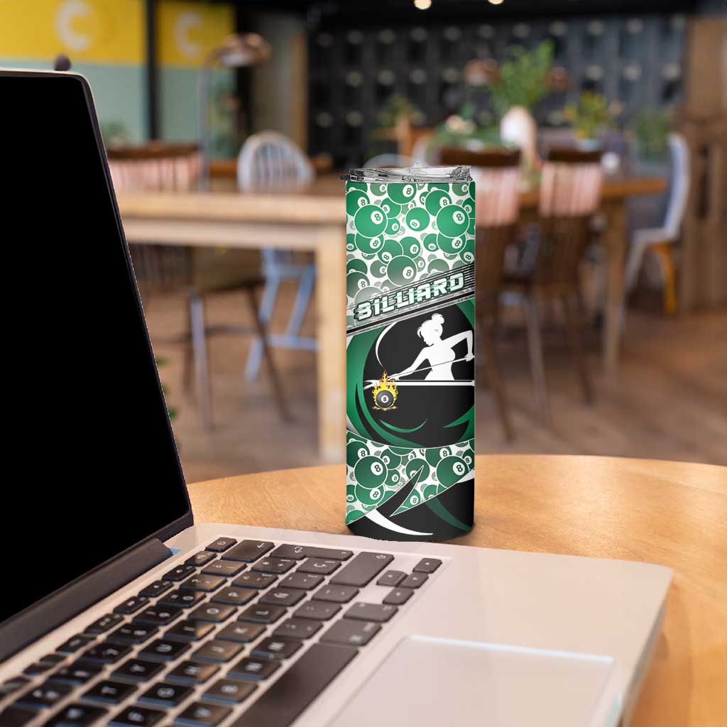 Personalized Billiards Skinny Tumbler Master Of The Cue