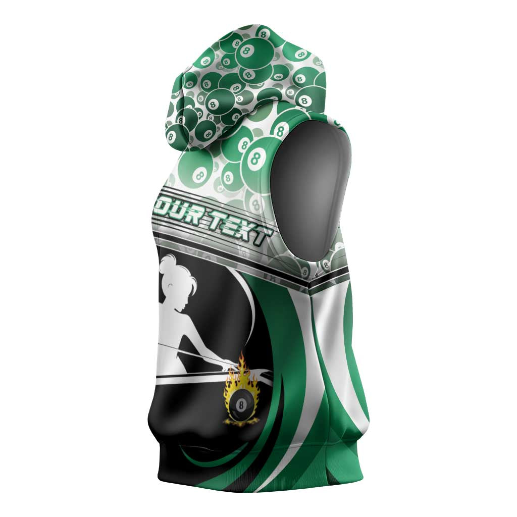 Personalized Billiards Sleeveless Hoodie Master Of The Cue