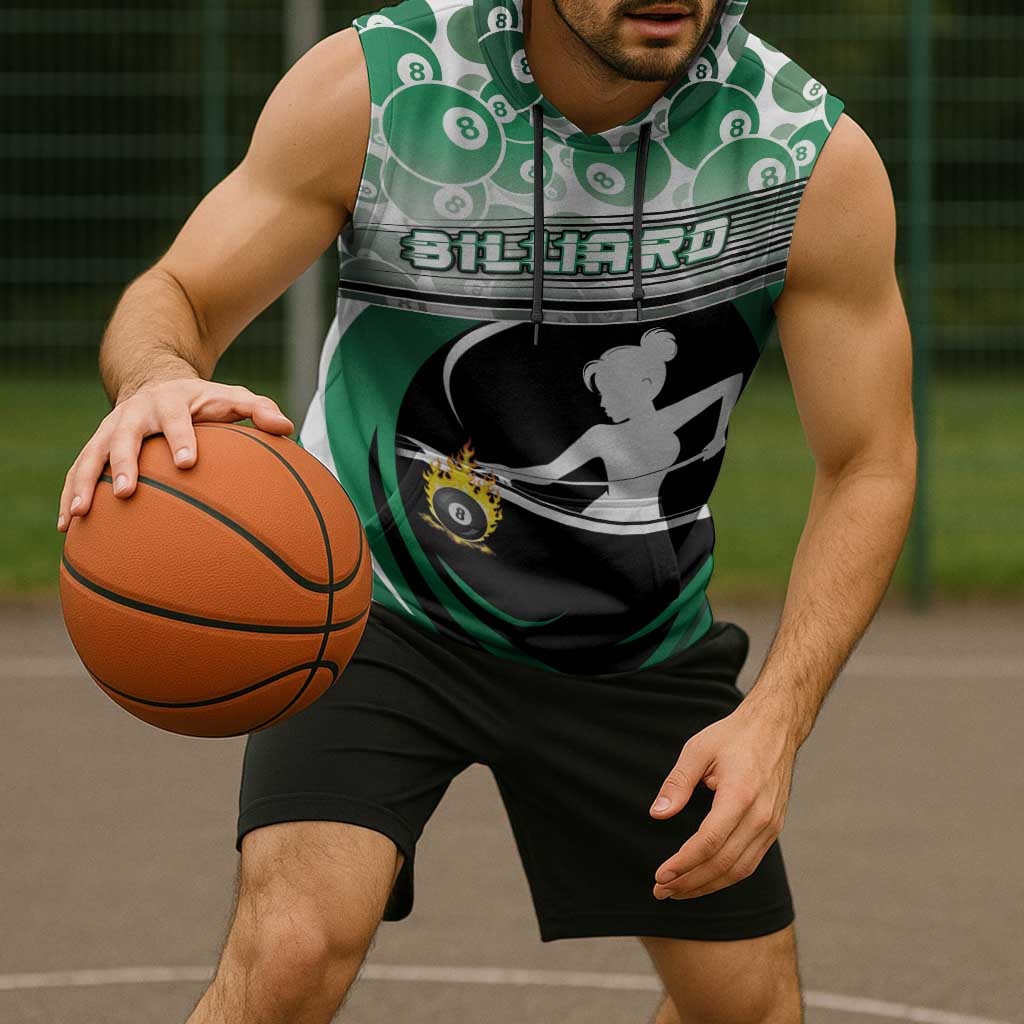 Personalized Billiards Sleeveless Hoodie Master Of The Cue