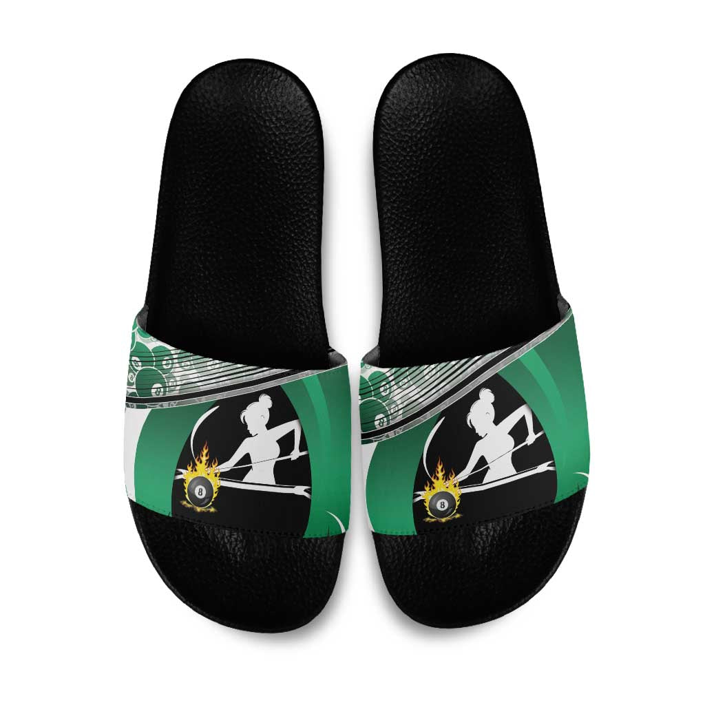 Billiards Slide Sandals Master Of The Cue