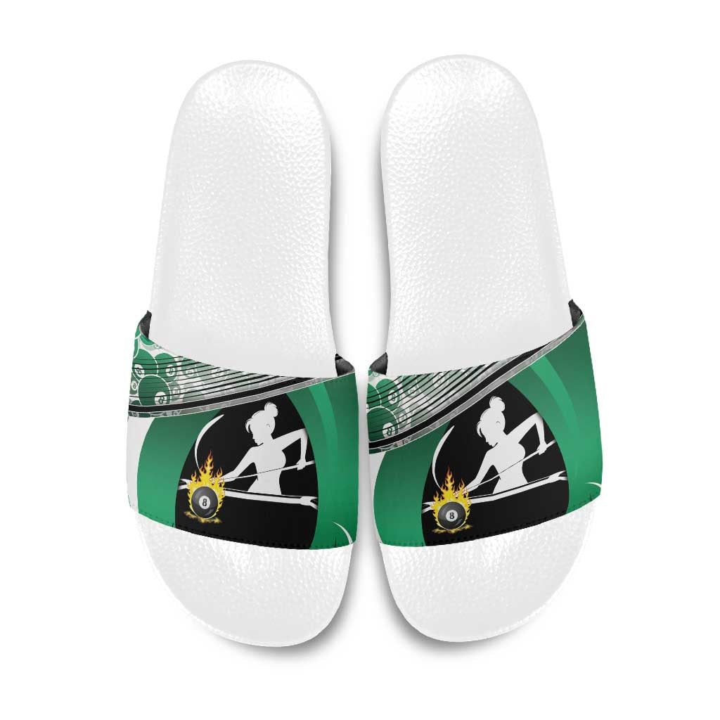 Billiards Slide Sandals Master Of The Cue