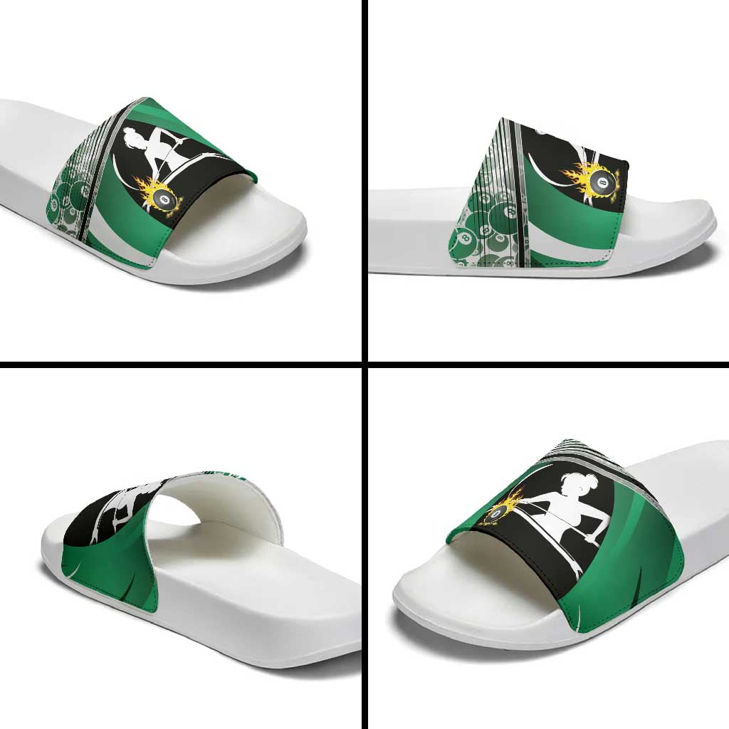 Billiards Slide Sandals Master Of The Cue