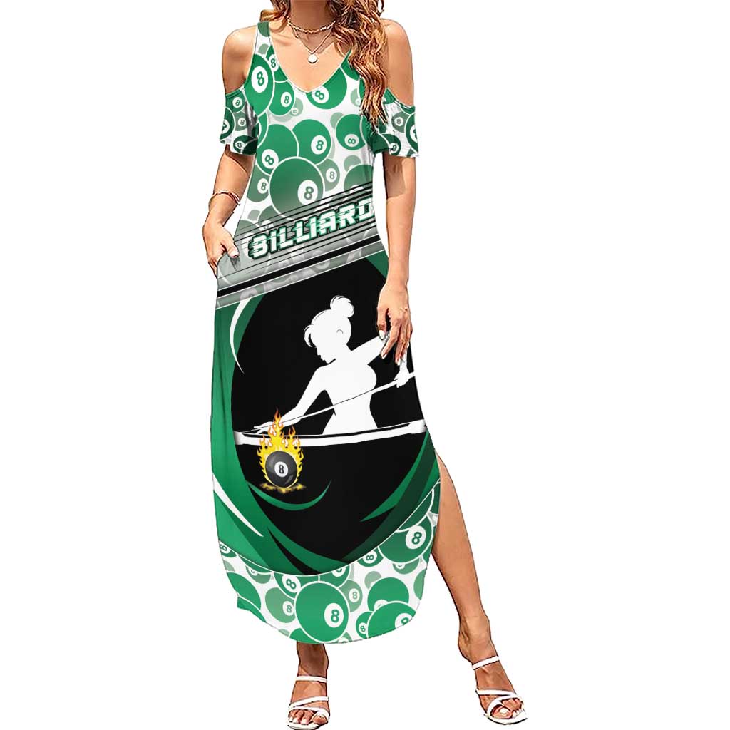 Personalized Billiards Summer Maxi Dress Master Of The Cue