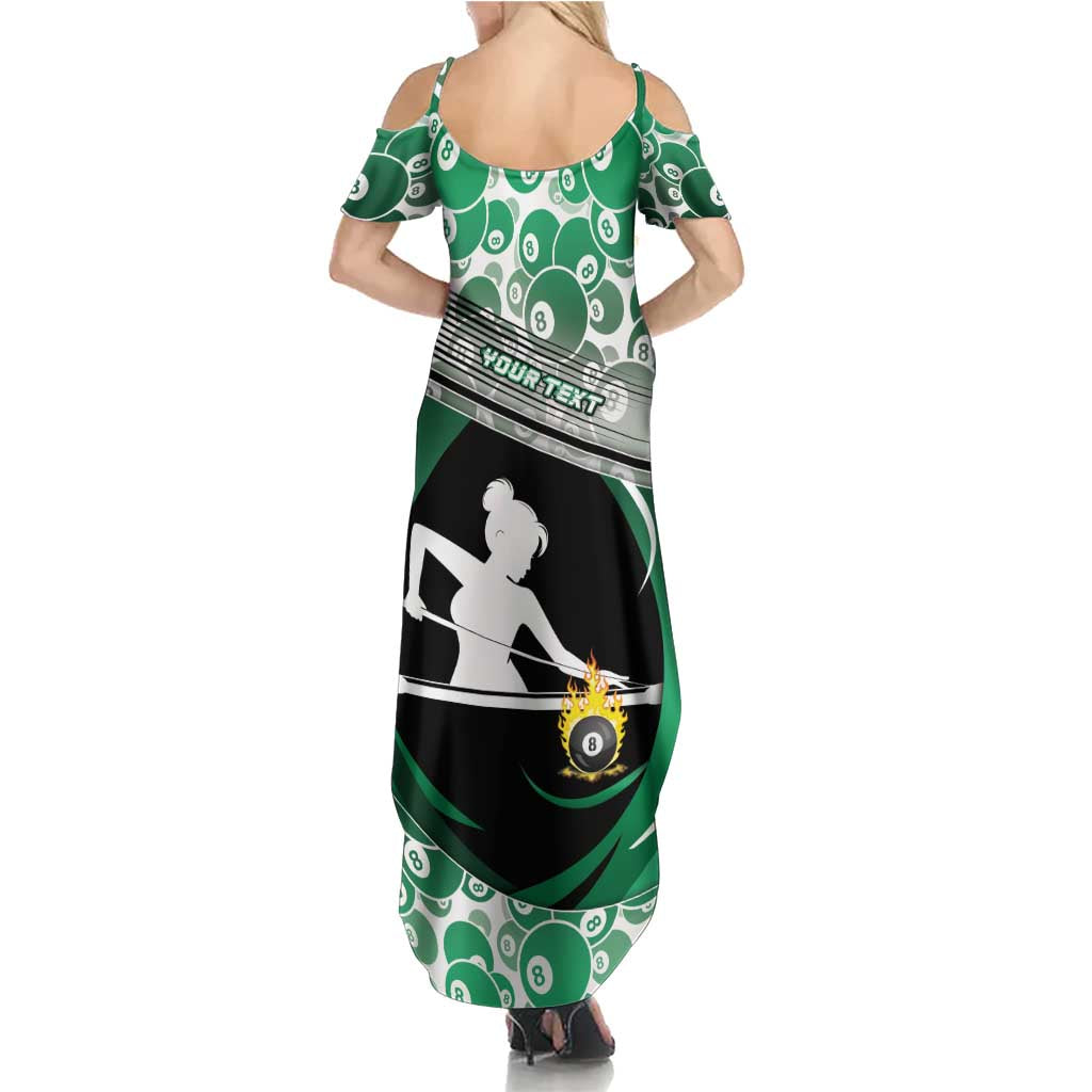 Personalized Billiards Summer Maxi Dress Master Of The Cue