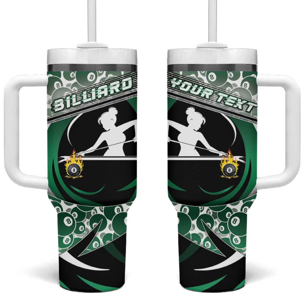 Personalized Billiards Tumbler With Handle Master Of The Cue