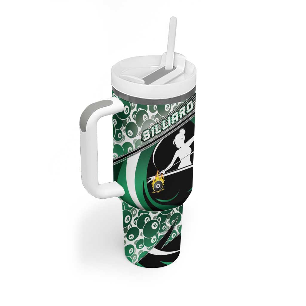 Personalized Billiards Tumbler With Handle Master Of The Cue