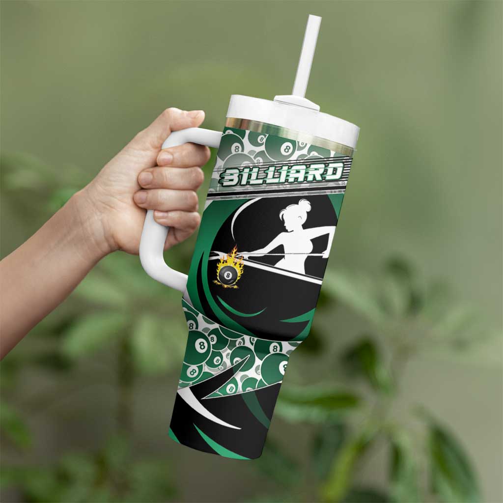Personalized Billiards Tumbler With Handle Master Of The Cue