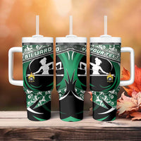 Personalized Billiards Tumbler With Handle Master Of The Cue