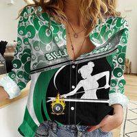 Personalized Billiards Women Casual Shirt Master Of The Cue