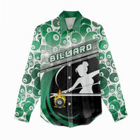 Personalized Billiards Women Casual Shirt Master Of The Cue