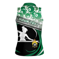 Personalized Billiards Women Sleeveless Polo Shirt Master Of The Cue