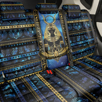 Egyptian Goddess Hathor Back Car Seat Cover Galaxy Ancient Mythology Sun Disk Cow Horn