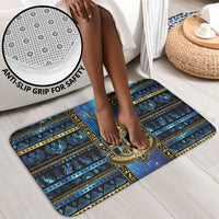 Egyptian Goddess Hathor Bathroom Set Galaxy Ancient Mythology Sun Disk Cow Horn