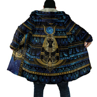 Egyptian Goddess Hathor Cloak Galaxy Ancient Mythology Sun Disk Cow Horn