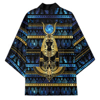 Egyptian Goddess Hathor Kimono Galaxy Ancient Mythology Sun Disk Cow Horn