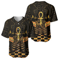 Egyptian Goddess Bastet Baseball Jersey Ancient Mythology Sacred Black Cat