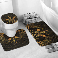 Egyptian Goddess Bastet Bathroom Set Ancient Mythology Sacred Black Cat