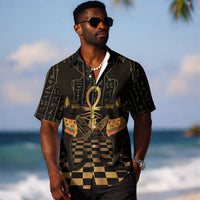 Egyptian Goddess Bastet Hawaiian Shirt Ancient Mythology Sacred Black Cat DT05
