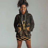 Egyptian Goddess Bastet Hoodie Dress Ancient Mythology Sacred Black Cat