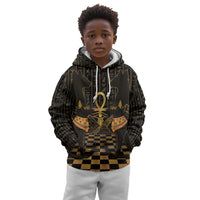 Egyptian Goddess Bastet Kid Hoodie Ancient Mythology Sacred Black Cat