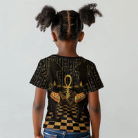 Egyptian Goddess Bastet Kid T shirt Ancient Mythology Sacred Black Cat