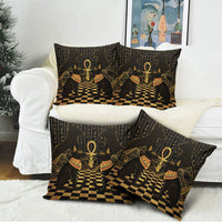 Egyptian Goddess Bastet Pillow Cover Ancient Mythology Sacred Black Cat