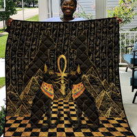 Egyptian Goddess Bastet Quilt Ancient Mythology Sacred Black Cat