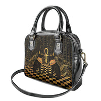 Egyptian Goddess Bastet Shoulder Handbag Ancient Mythology Sacred Black Cat