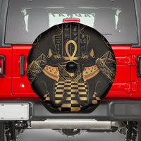 Egyptian Goddess Bastet Spare Tire Cover Ancient Mythology Sacred Black Cat