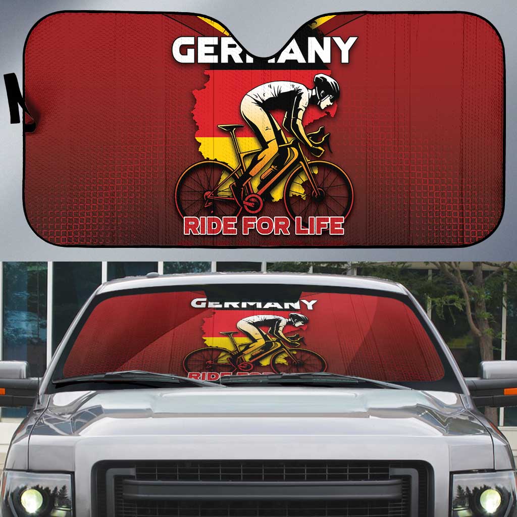 Germany Cycling Auto Sun Shade Ride For Life - Wonder Print Shop