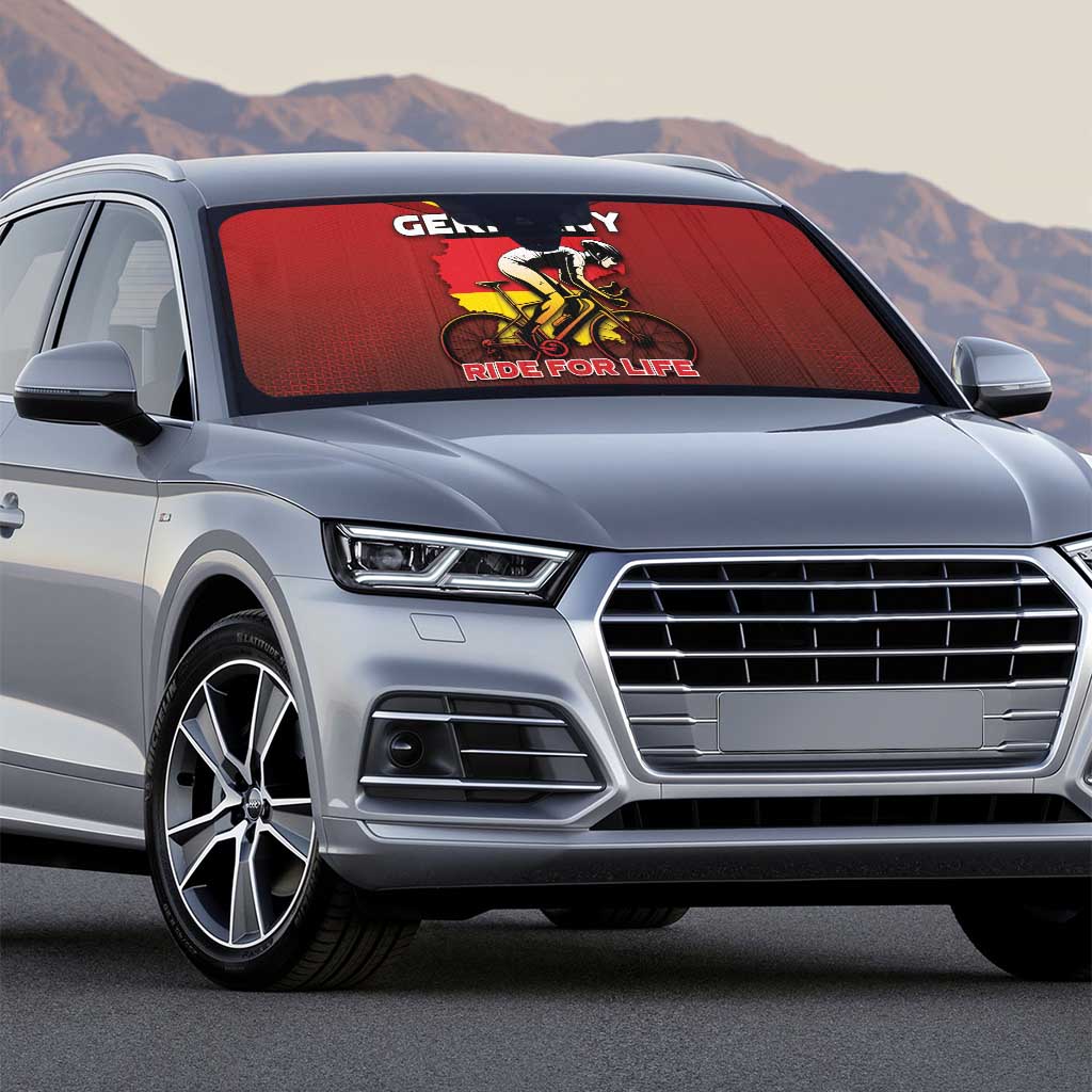 Germany Cycling Auto Sun Shade Ride For Life - Wonder Print Shop