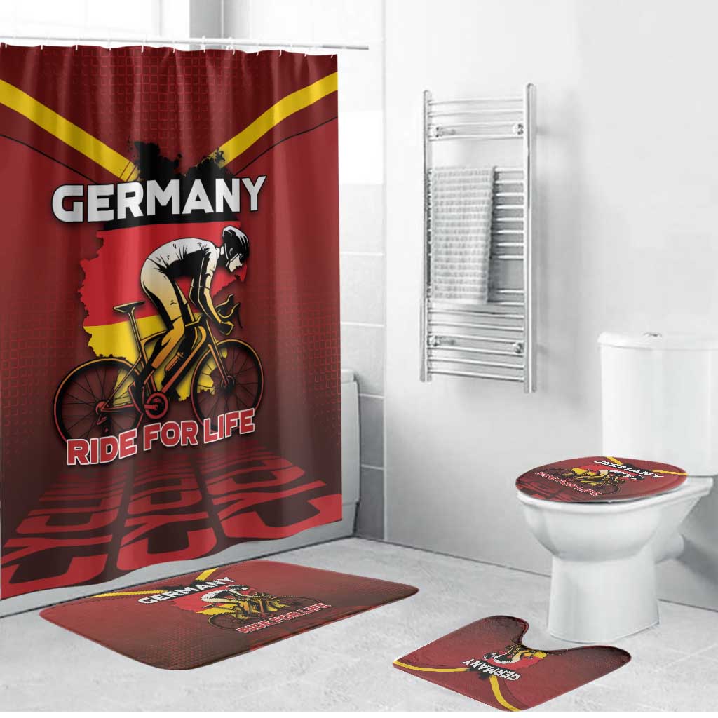 Germany Cycling Bathroom Set Ride For Life - Wonder Print Shop