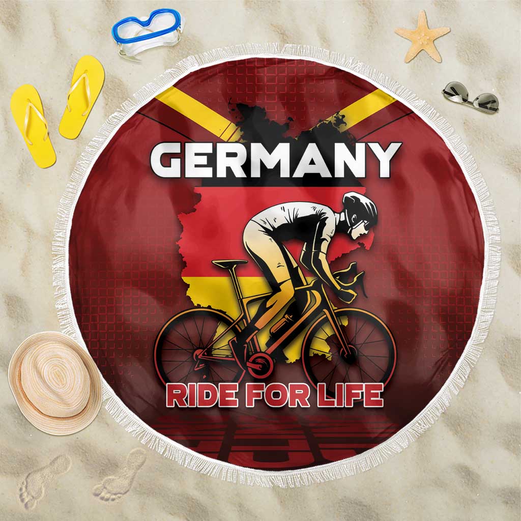 Germany Cycling Beach Blanket Ride For Life - Wonder Print Shop