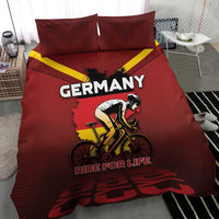 Germany Cycling Bedding Set Ride For Life - Wonder Print Shop
