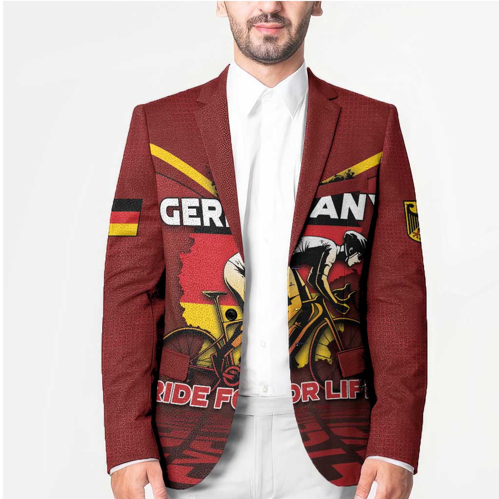 Personalized Germany Cycling Blazer Ride For Life - Wonder Print Shop