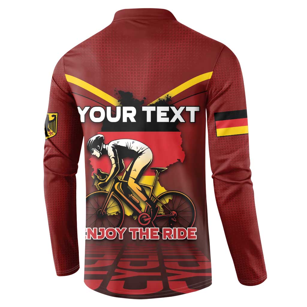 Personalized Germany Cycling Button Sweatshirt Ride For Life - Wonder Print Shop