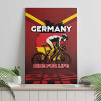 Germany Cycling Canvas Wall Art Ride For Life - Wonder Print Shop