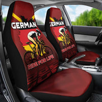 Germany Cycling Car Seat Cover Ride For Life - Wonder Print Shop