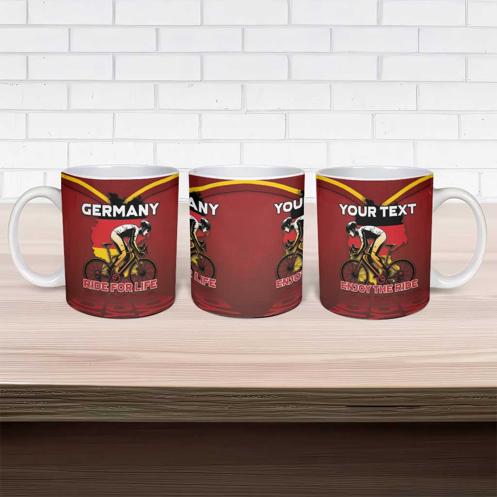 Germany Cycling Ceramic Mug Ride For Life - Wonder Print Shop