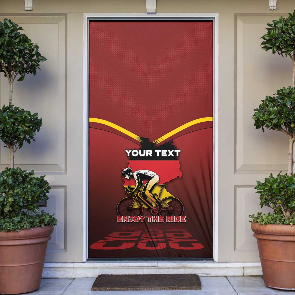 Personalized Germany Cycling Door Cover Ride For Life - Wonder Print Shop