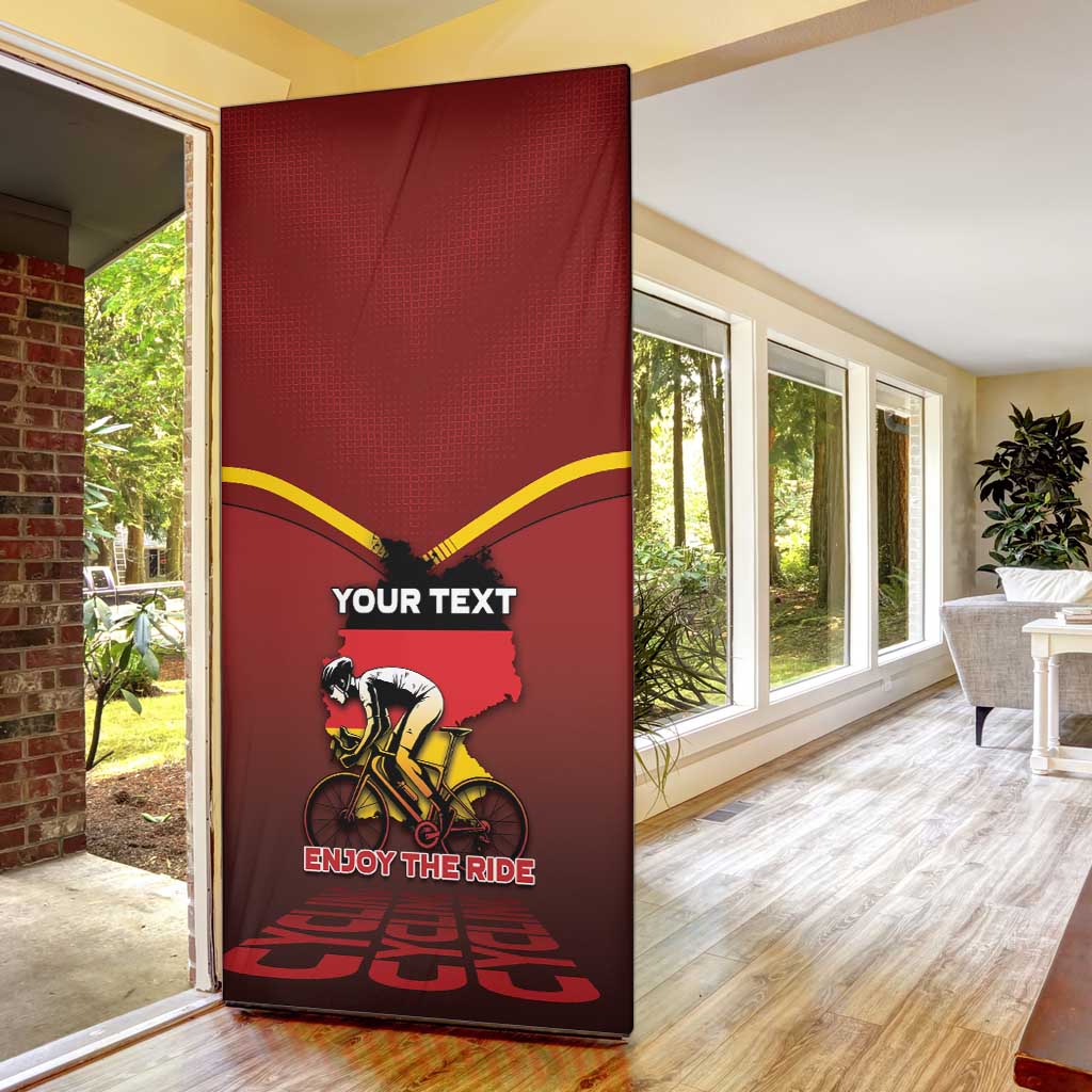 Personalized Germany Cycling Door Cover Ride For Life - Wonder Print Shop