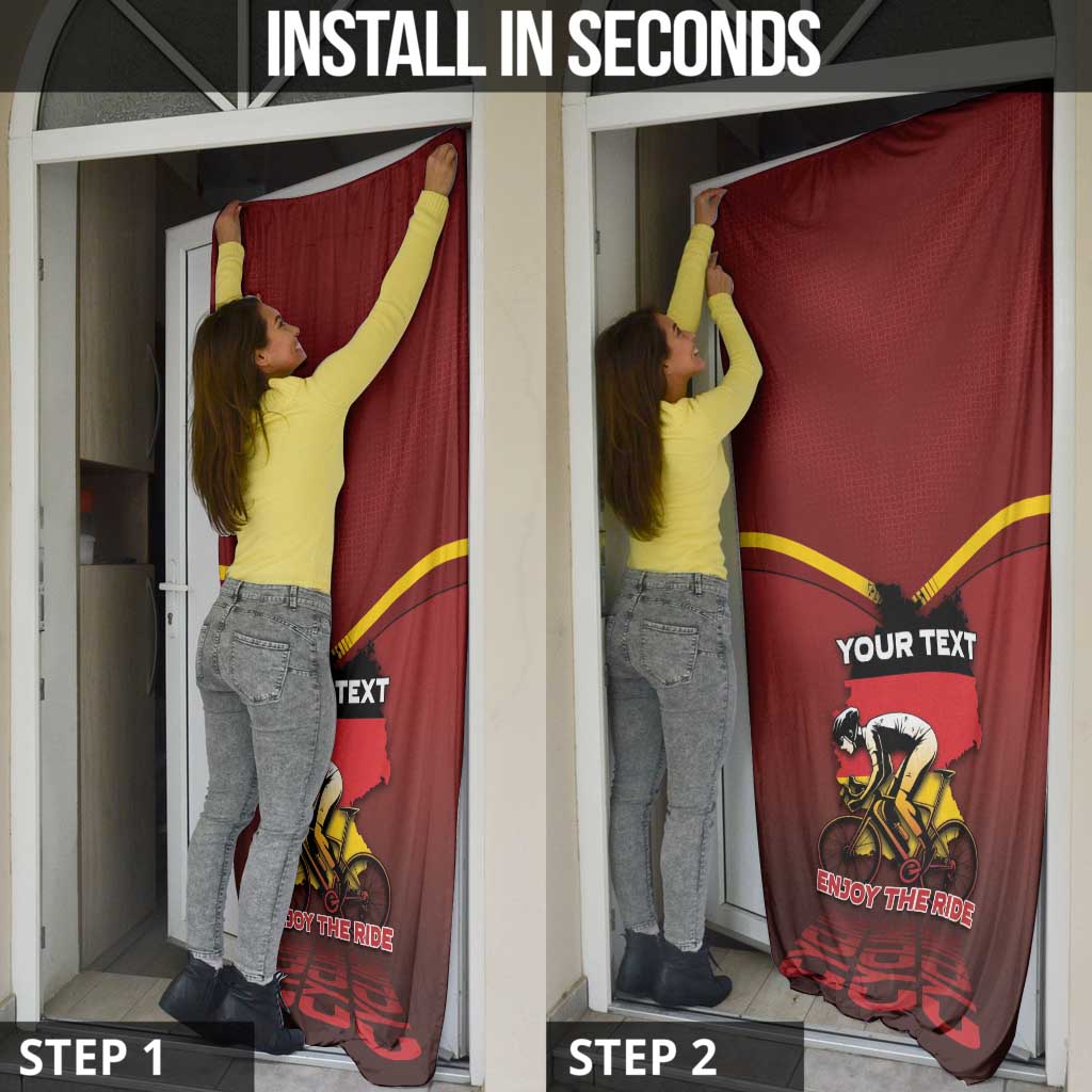 Personalized Germany Cycling Door Cover Ride For Life - Wonder Print Shop