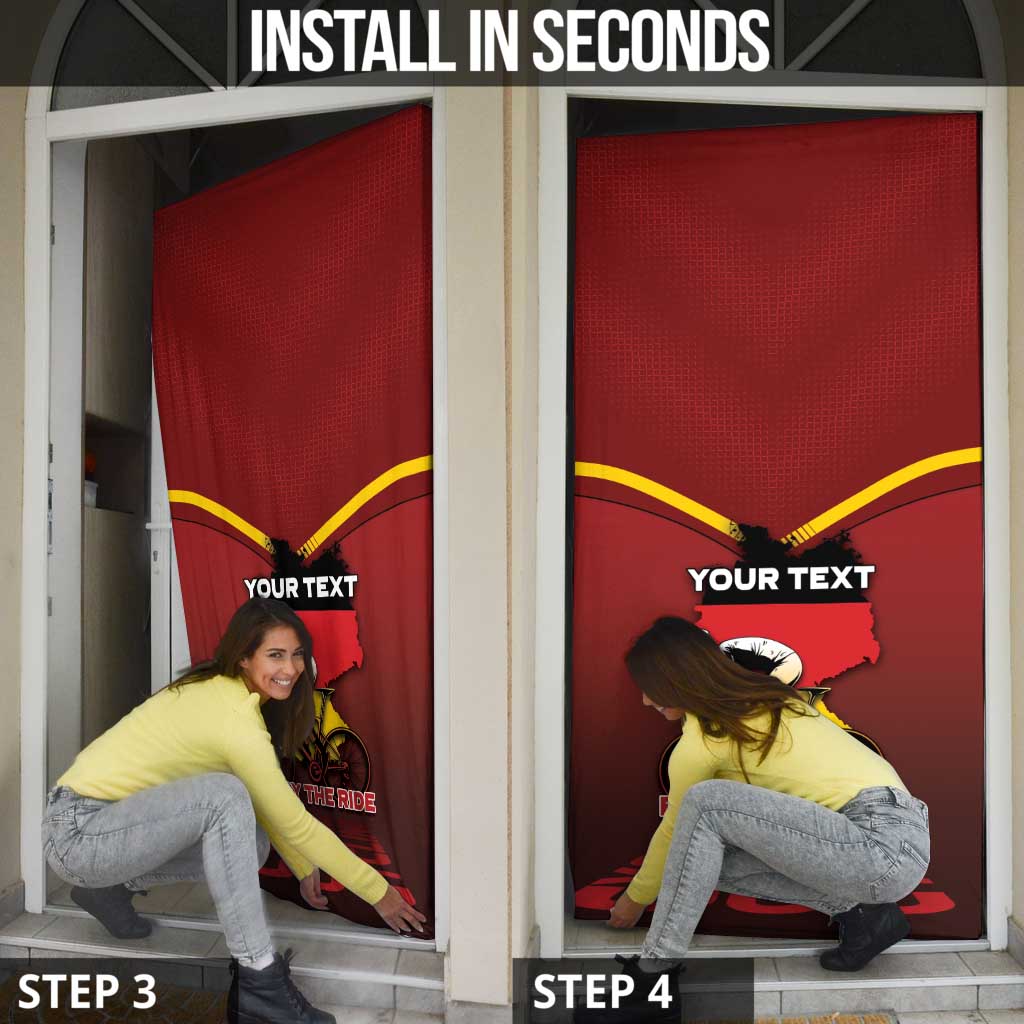 Personalized Germany Cycling Door Cover Ride For Life - Wonder Print Shop