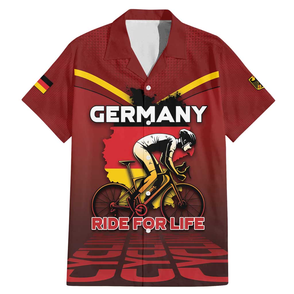 Personalized Germany Cycling Family Matching Mermaid Dress and Hawaiian Shirt Ride For Life - Wonder Print Shop