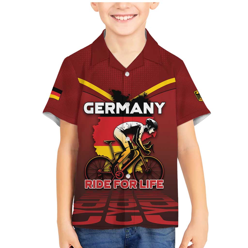 Personalized Germany Cycling Family Matching Mermaid Dress and Hawaiian Shirt Ride For Life - Wonder Print Shop